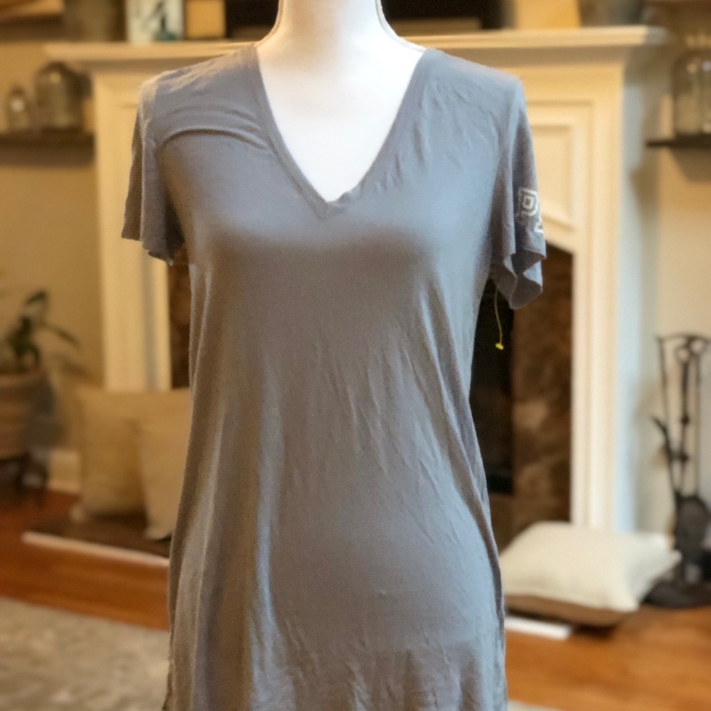 Pink v-neck